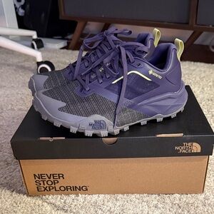 The North Face Purple and Gray Trail Shoes
